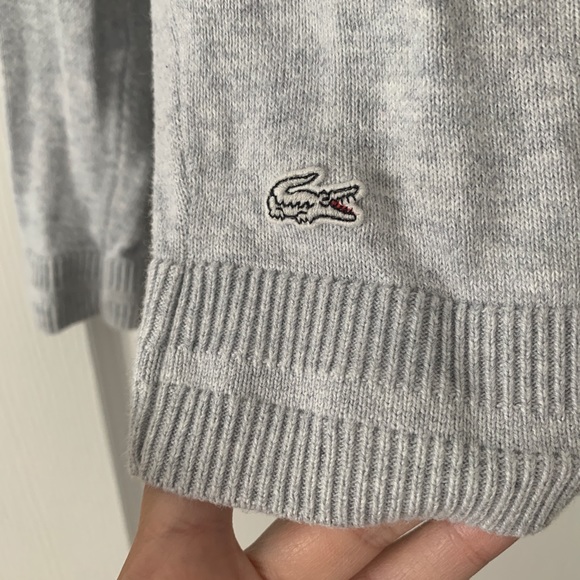 100% Cotton Lacoste Sweater Size Large - Picture 4 of 7